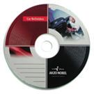 nadruk na CD - sitodruk - 5 kolorów - podkład srebrny matowy Pantone + CMYK
